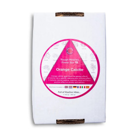 Power box 15 Calcite orange vitalisant -- ±700-900 g