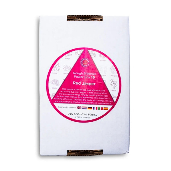 Power box 16 Jaspe rouge activation -- ±700-900 g