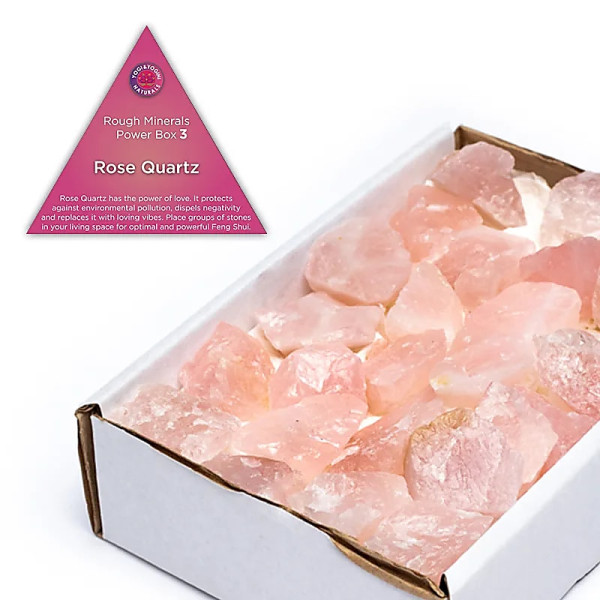 Power box 3 Quartz rose amour -- ±700–800g