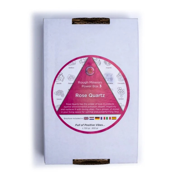 Power box 3 Quartz rose amour -- ±700–800g