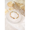 Bracelet Agate Crazy Lace Perles rondes 6 mm