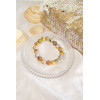 Bracelet Agate Crazy Lace Perles rondes 10 mm