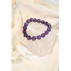 Bracelet Améthyste Perles rondes 10 mm