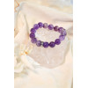 Bracelet Améthyste Perles rondes 12 mm