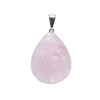 Pendentif  de quartz rose en forme de goutte -- ± 2-3 cm