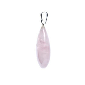 Pendentif  de quartz rose en forme de goutte -- ± 2-3 cm