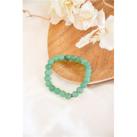 Bracelet Aventurine Verte Perles rondes 8 mm