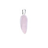 Pendentif de quartz rose en forme de cœur -- ± 2-3 cm