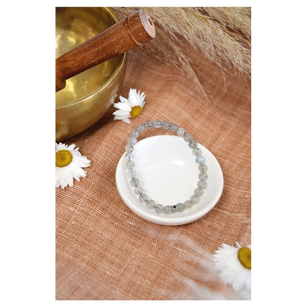 Bracelet Labradorite Perles rondes 6 mm