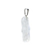 Pendentif pierre gemme cristal de roche forme fantaisie -- ±3cm
