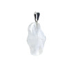 Pendentif pierre gemme cristal de roche forme fantaisie -- ±3cm
