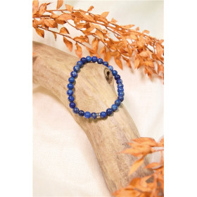 Bracelet Lapis-Lazuli Perles rondes 6 mm
