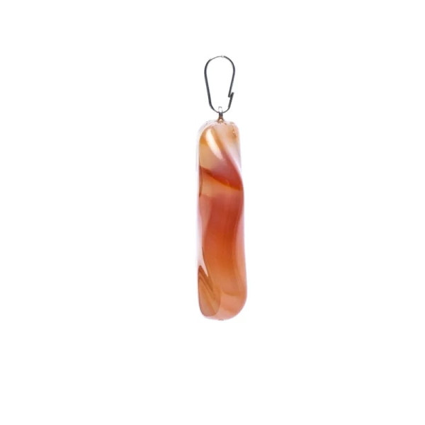 Pendentif en agate forme fantaisie -- ± 3 cm