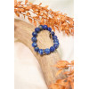 Bracelet Lapis-Lazuli Perles rondes 12 mm