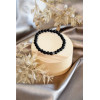 Bracelet Onyx Perles rondes 6 mm