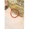 Bracelet Jaspe Rouge Perles rondes 4 mm
