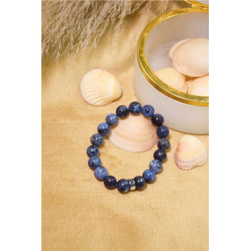 Bracelet Sodalite Perles rondes 10 mm
