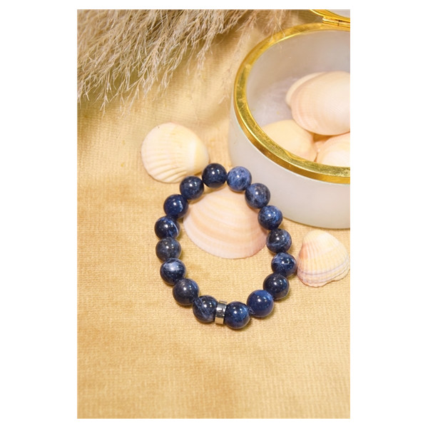 Bracelet Sodalite Perles rondes 12 mm