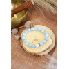 Bracelet Aigue-Marine Perles rondes 10 mm