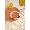 Bracelet 7 Chakras Pierre de lune Perles rondes 8 mm