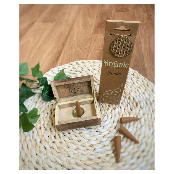 Encens Cône Organic Jasmin 41 grs