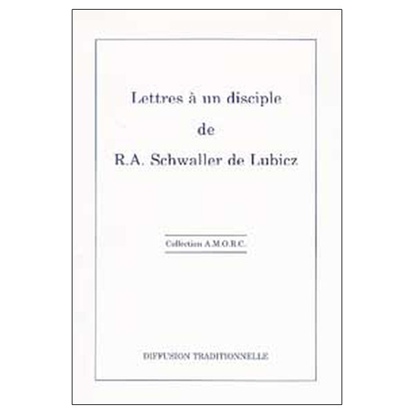 Lettres à un disciple