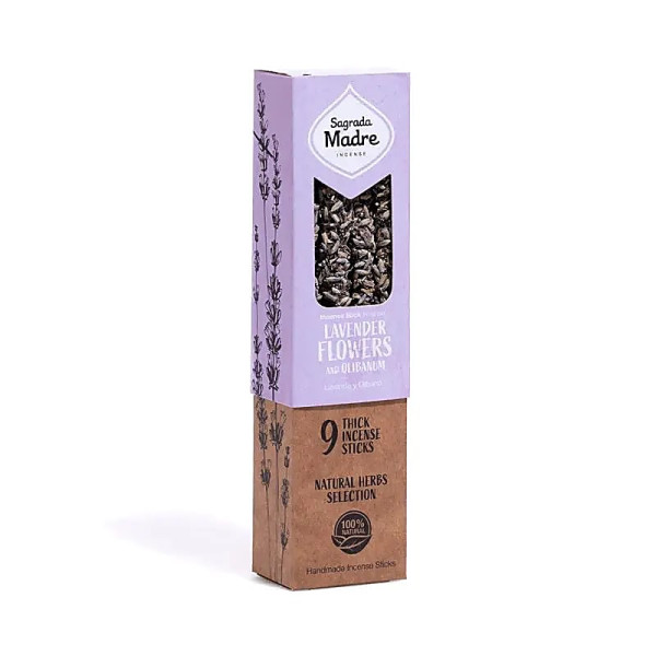 Sagrada Madre encens aux herbes Lavande & Oliban -- 38g