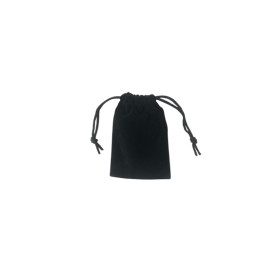 Pochon noir en velours - Petit modèle