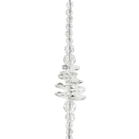 Cristal - Ange + petit Coeur de cristal - long -- 37 cm