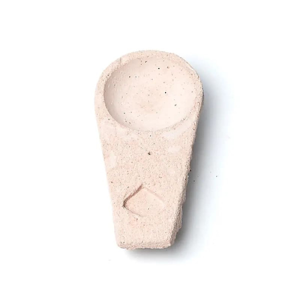 Sagrada Madre brûleur d’encens en ciment rose pastel -- 312g