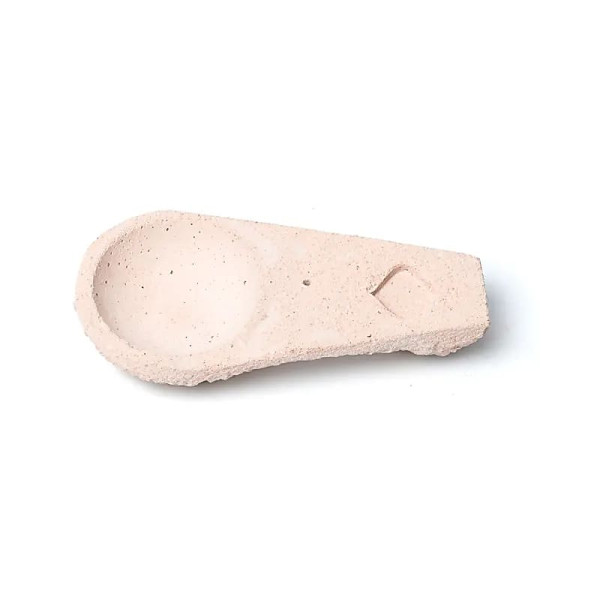 Sagrada Madre brûleur d’encens en ciment rose pastel -- 312g