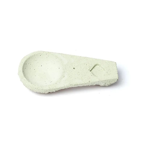 Sagrada Madre brûleur d’encens en ciment vert pastel -- 312g