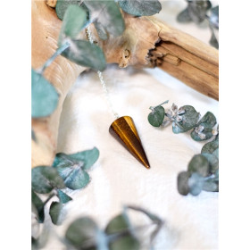 Pendule Cône Lisse en il de tigre