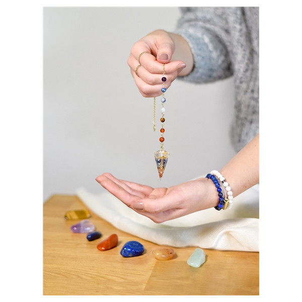 Pendule Orgonite 7 Chakras