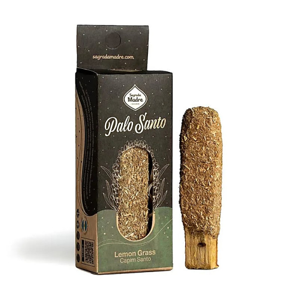 Sagrada Madre bâton de Palo Santo à la citronnelle -- 20g