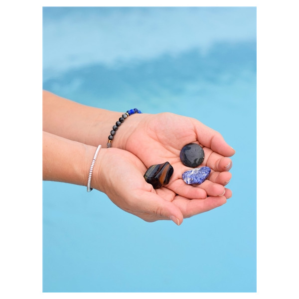 Bracelet Chakra du 3ème il Perles rondes 6 mm