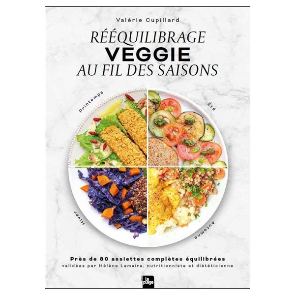 Rééquilibrage veggie au fil des saisons - Près de 80 assiettes complètes équilibrées