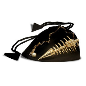 Pendule à spirale en laiton couleur or -- 26 g； 6 cm