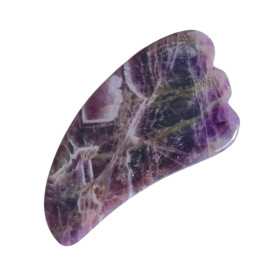 Gua Sha Palme en Améthyste
