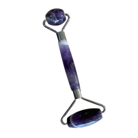 Rouleau de Massage en Améthyste