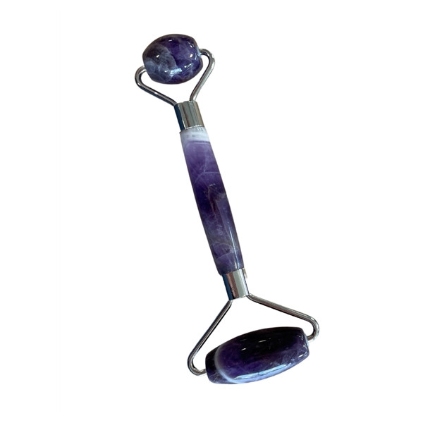 Rouleau de Massage en Améthyste