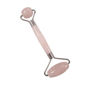 Rouleau de Massage en Quartz rose