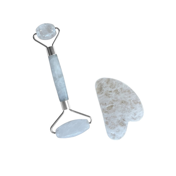 Coffret de Massage pour le Visage en Cristal de roche