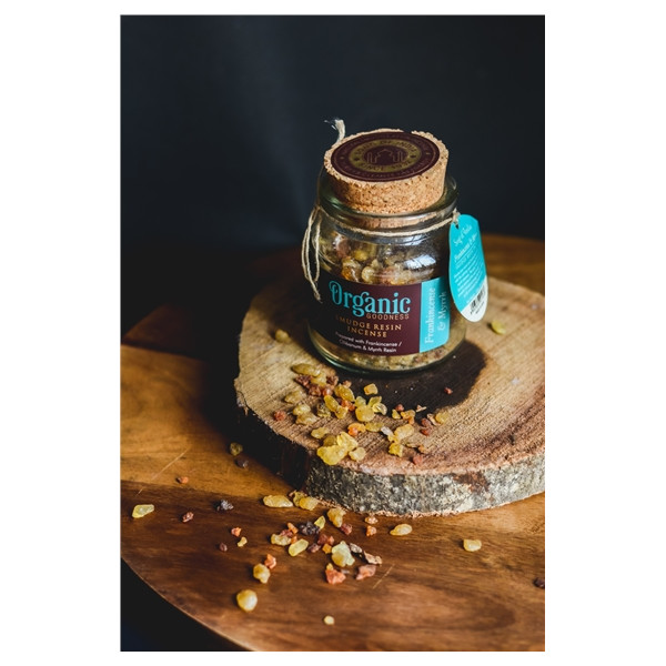 Encens Résine Organic Purification Frankincense et Myrrhe 100 grs