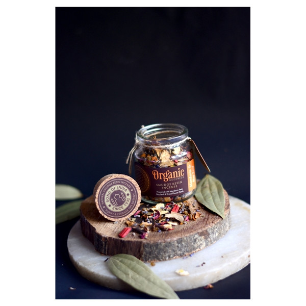 Encens Résine Organic Purification Mandarine et Laurier 100 grs