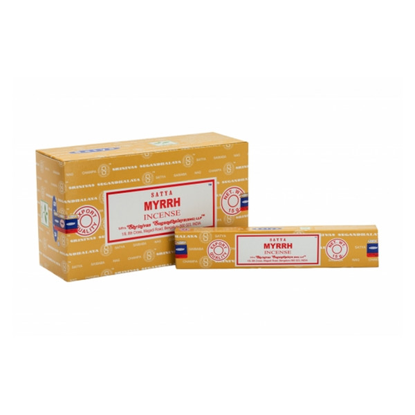 Encens Nag Champa Satya - Myrrhe - 15 grs