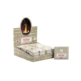 Encens Satya - Sauge Blanche- Dhoop Cônes