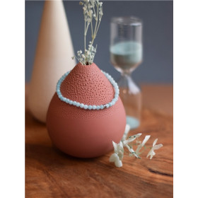 Bracelet Aigue-Marine Perles rondes 4 mm