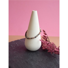 Bracelet Rhodonite Perles rondes 4 mm