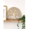 Socle de rechargement en bois Arbre de Vie ajouré 30 cm